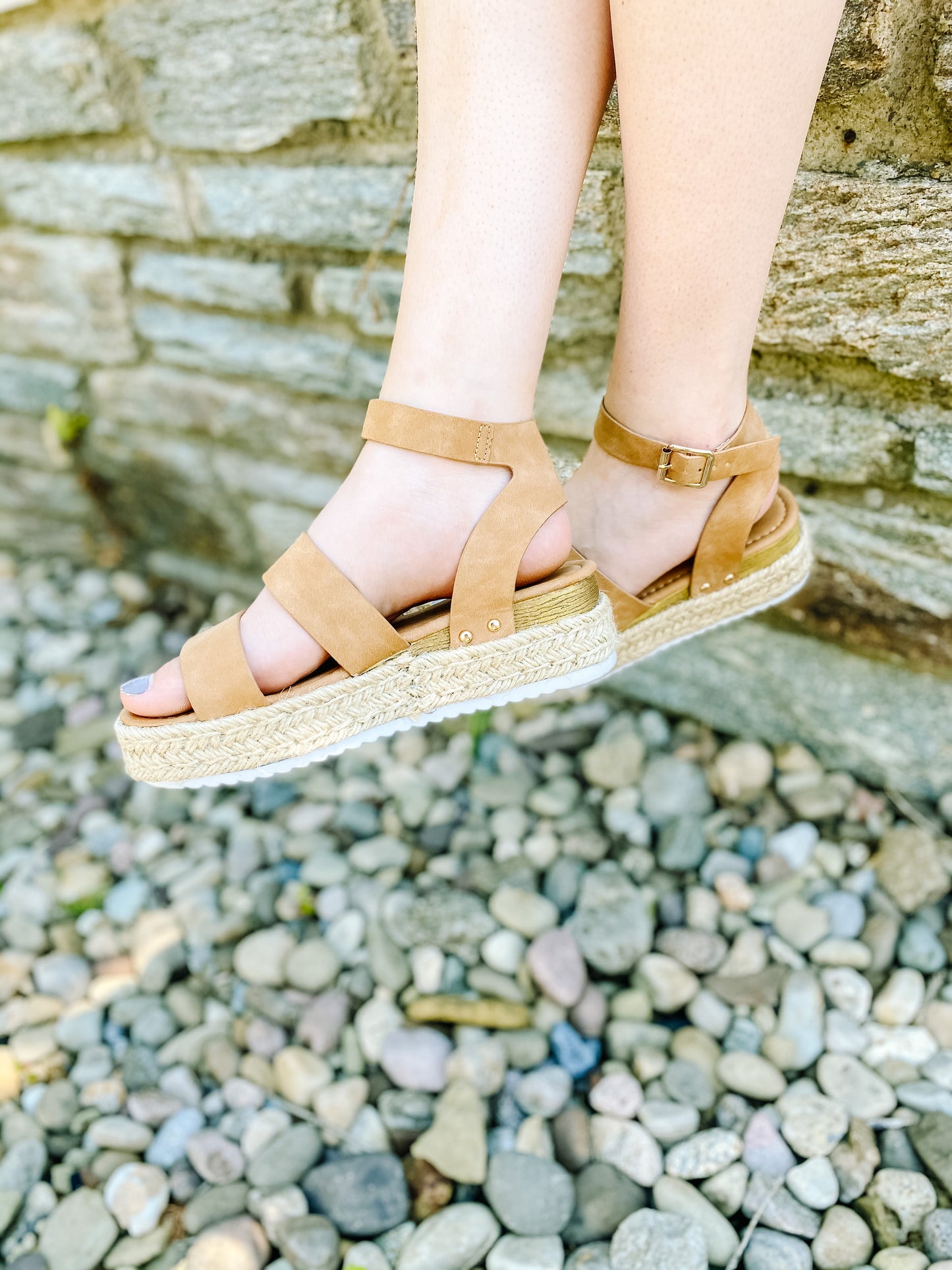 Step Up Espadrille Wedge Sandals