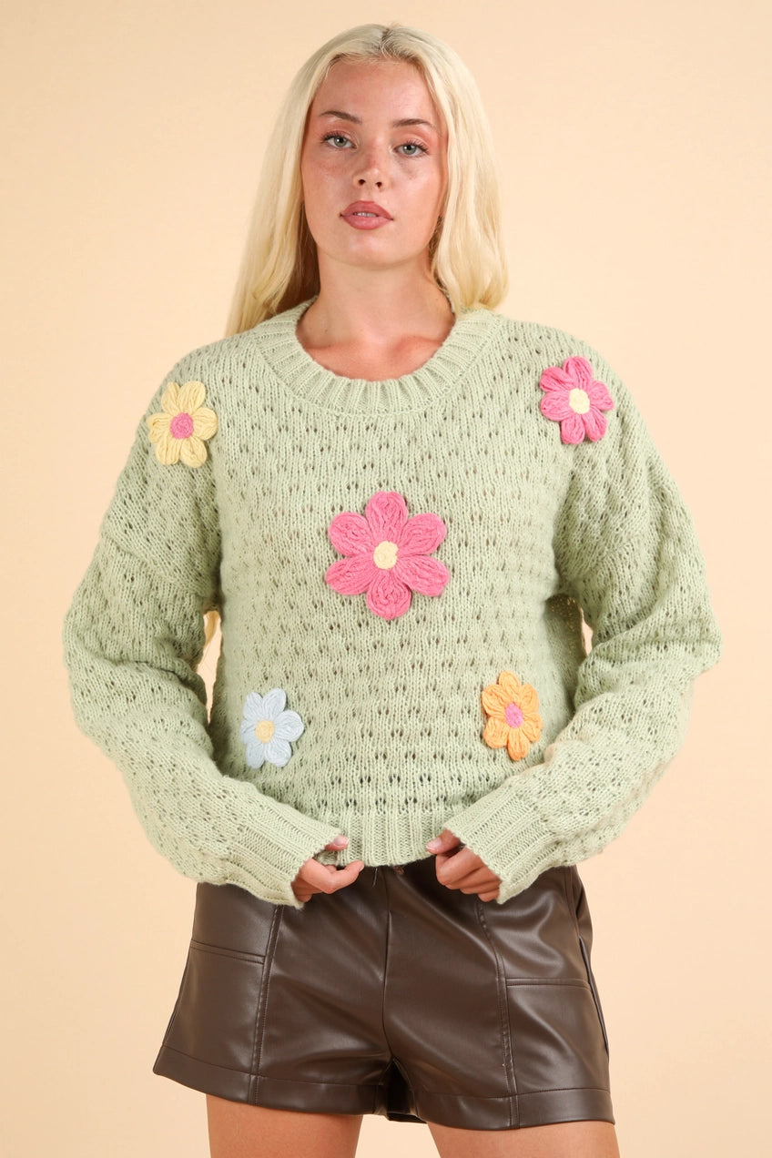 Flower Girl Sweater