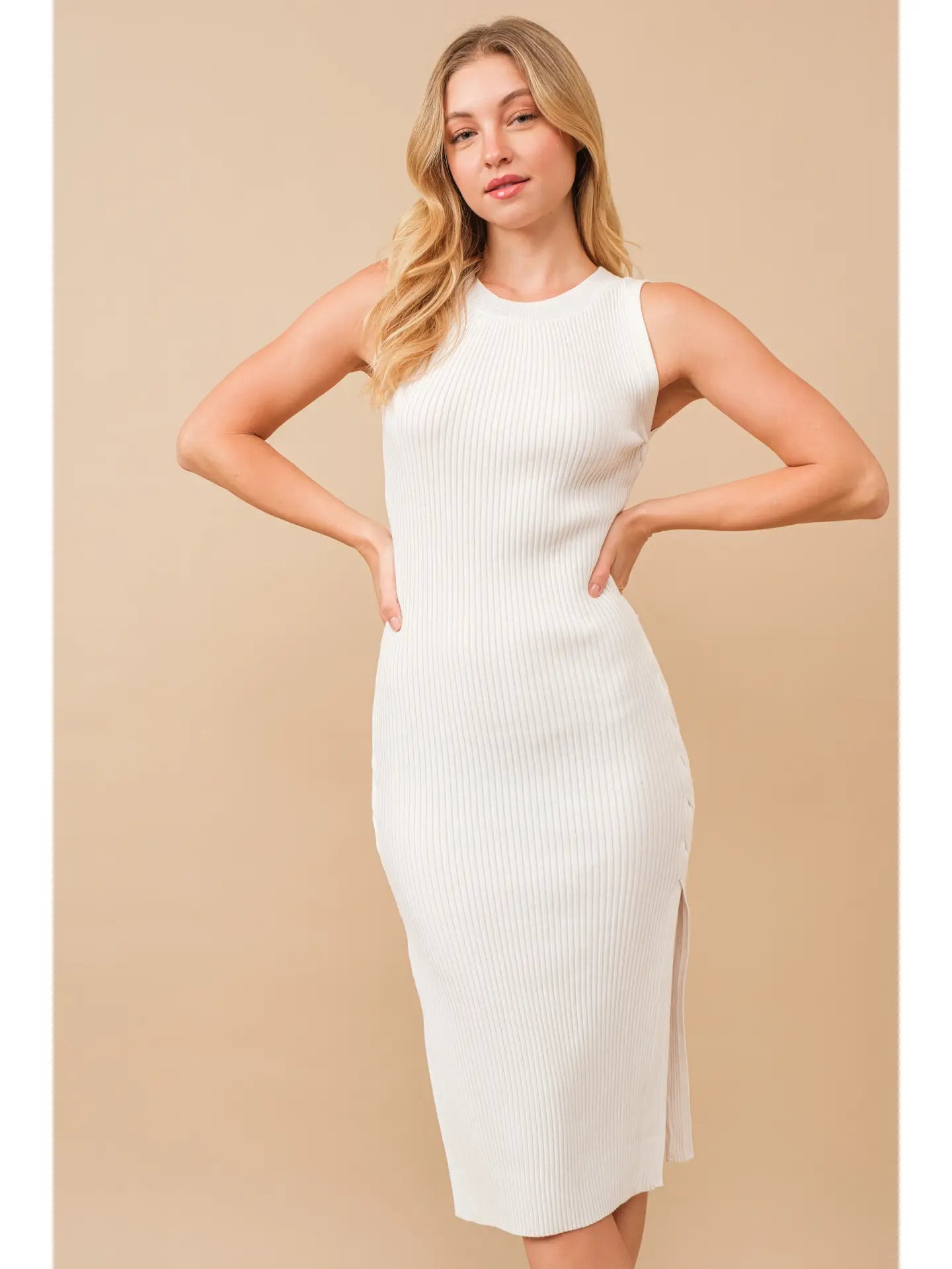 Julia Ribbed Dress