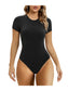 SHAPERX Short Sleeve Bodysuit