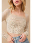 Pearl Embellished Crop Top