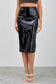 Kimmie Faux Leather Skirt
