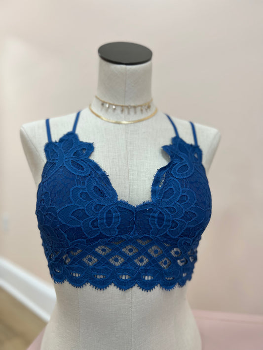 Belle Bralette (Dark Blue)