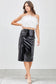 Kimmie Faux Leather Skirt