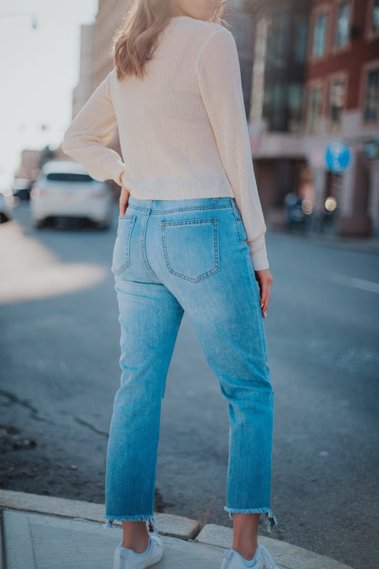 Dixieland High Waist Boyfriend Jeans